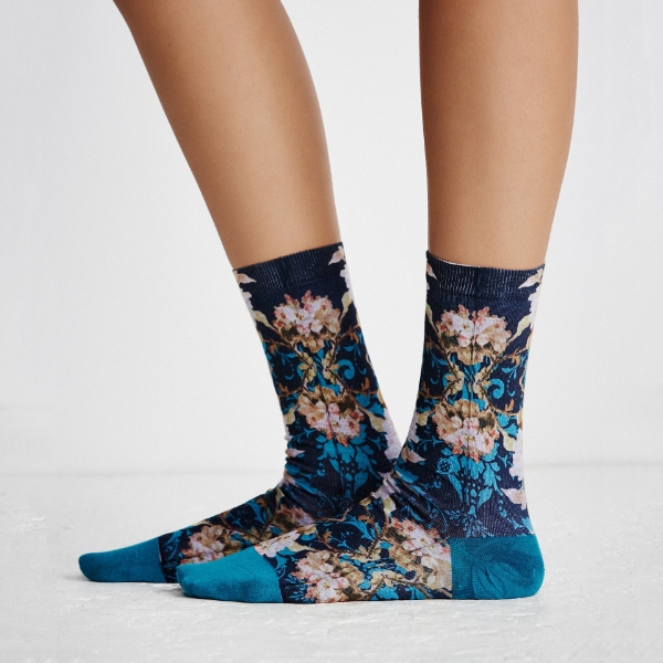 Pamuklu Kadın Vücut Çorabı resmi