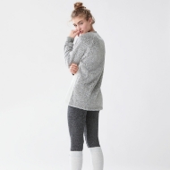 صورة بيجامة قط رمادي