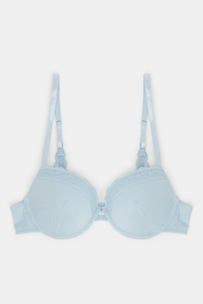 تصویر سوتین چاپ گل مثلثی